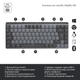 Клавіатура бездротова Logitech MX Mechanical Mini Minimalist Graphite (920-010780) - зображення 6