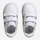 Дитячі кеди для хлопчика adidas Breaknet 2.0 CF I HP8971 27 Білі з синім і червоним (4066749944735) - зображення 5
