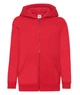 Кофта десткая Fruit of the Loom Classic hooded sweat jacket kids 128 см Красный (062045040128) - изображение 1