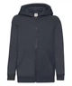 Кофта десткая Fruit of the Loom Classic hooded sweat jacket kids 140 см Темно-синий (0620450AZ140) - изображение 1