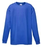 Футболка с длинным рукавом детская Fruit of the Loom Valueweight Long Sleeve T Kids 128 см Ярко-синий (061007051128) - изображение 3