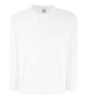 Футболка з довгим рукавом дитяча Fruit of the Loom Valueweight Long Sleeve T Kids 128 см Білий (061007030128) - зображення 1
