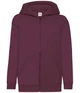 Кофта десткая Fruit of the Loom Classic hooded sweat jacket kids 152 см Бордовый (062045041152) - изображение 1