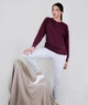 Спортивный костюм Fruit of the Loom Lightweight raglan sweat lady-fit XS 41/94 Бордовый / Серо-Лиловый (062146041/064046094XS) - изображение 1