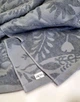 Простыня махровая Parisa Home 150*200 Темно-серая - изображение 4