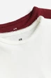 Лонгслів 2шт H&M 1191613 98-104см білий-бордовий - зображення 2