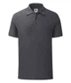 Футболка поло чоловіча Fruit of the Loom 65/35 Polo S Темно-сірий (0634020HDS) - зображення 1
