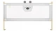 Захисний бар'єр для ліжечка ведмедик Primabobo BM01_SZ180 сірий 180 см Bed Lock кишеня - зображення 3