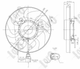 Вентилятор охлаждения двигателя Caddy/Golf V/VI/Passat B6 (200W/295mm) 1.0-3.6 (03-), LORO (0030140009) - изображение 3