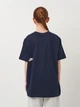 Детская футболка для девочки Nike G Nsw Club Bf Tee Prnt Sw FJ5225-451 128-137 см (S) Синяя (0196968090457) - изображение 2