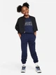 Детская футболка для девочки Nike G Nsw Club Bf Tee Prnt Sw FJ5225-451 128-137 см (S) Синяя (0196968090457) - изображение 7