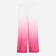 Штаны женские H&M 061153254 S Белые с розовым (6666000321978) - изображение 1