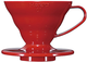 Dripper do kawy Hario V60-01 Ceramiczny Czerwony (4977642736665) - obraz 1