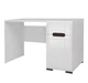 Стол письменный Ацтека BRW (Black Red White) BIU1D1S/8/12 Белый + Белый глянец 120х66х75 см - изображение 5