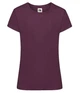 Футболка детская Fruit of the Loom Sofspun girls 104 см Бордовый (061017041104) - изображение 1
