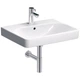 Умывальник подвесной GEBERIT Smyle Square 600x480x165мм прямоугольный белый 500.229.01.1 - изображение 2