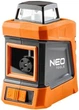 Нівелір Neo Tools лазерний, до 15м, ±0.03мм/м, 360° по вертикалі, з футляром та штативом 1.5м, IP54 (75-102) - зображення 1