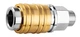 Муфта Neo Tools швидкознімна до компресора, 1/4', 16бар, нержавіюча сталь, латунь (12-635) - зображення 1