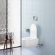 Унитаз подвесной безободковый белый DAMIXA Scandinavian Pure с сиденьем с микролифтом DX36C1701SC - изображение 3