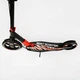 Двоколісний складаний самокат Best Scooter, ліхтарик, амортизатор. Black and red (113219) 4490772 - зображення 3