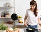 Сковорода универсальная KitchenAid FHA CC005694-001 28 см черная 4759062 - изображение 7