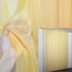 Тюль шифонова однотонна, колір янтарний 4122871 - зображення 1