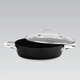 Каструля з кришкою Maestro MR-4424 26 см 2.5 л чорна 4828316 - зображення 3