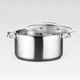 Кастрюля из нержавеющей стали с крышкой Maestro 20 см, 3.8 л (MR-3514-20) - изображение 3