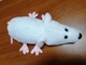 Мягкая игрушка Крыса белая 28 см 3723956 - изображение 3