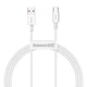 Кабель Baseus Type-C Superior Series Fast Charging Data Cable 66W 1m, White (CATYS-02) 4773101 - изображение 1
