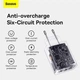 Зарядное устройство - блок адаптер Baseus Compact Charger 3U 17W EU 3USB (CCXJ020101) - изображение 4