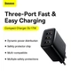 Зарядное устройство - блок адаптер Baseus Compact Charger 3U 17W EU 3USB (CCXJ020101) - изображение 3