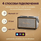 Міні стовпчик для телефону бездротова акустика портативна стовпчик з fm радіо Чорний 4734472 - зображення 4