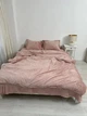 Постільна білизна плюшева євро Dushka Home 20838 200х220 см пудрова 4874237 - зображення 2