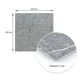 ПВХ панель декоративна Sticker Wall SW-00001630 600х600х3 мм камінь - зображення 3
