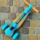 Детский складной трехколесный самокатSPORT KIDS 2585 с подсветкой колес Голубой 4567057 - изображение 3