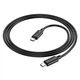 Кабель HOCO Type-C to Type-C Gratified charging data cable (packaged) X88 |1m, 60W| - зображення 1