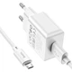Адаптер мережний HOCO Leisure Micro USB Cable single port charger C106A | 1USB, 10.5W/2.1A | 4756162 - зображення 4