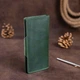 Бумажник унисекс из винтажной кожи SHVIGEL 16168 Зеленый 3783543 - изображение 8
