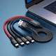 Кабель HOCO Combo 4-in-1 2Type-C+Lightning+Micro USB Super charging cable X76 |1M, 2A| 4758027 - изображение 5
