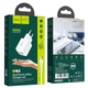 Адаптер сетевой HOCO Type-C Cable Briar dual port charger set N8 |2USB, 2.4A| (Safety Certified) 4756070 - изображение 8