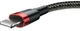 Кабель Baseus Cafule Cable USB 2.4A 1m Black/Red (CALKLF-B19) 4772144 - зображення 3