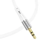 Кабель силиконовый HOCO UPA22 - 3.5mm to Type-C silicone digital audio conversion cable 1 метр белый - изображение 3