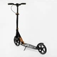 Двухколесный складной самокат Best Scooter, фонарик, амортизатор. Black and white (113217) 4490773 - изображение 7