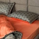 Постельное белье евро Viluta Сатин Египетский хлопок 3-E 220х200 см сиреневое 4628207 - изображение 10