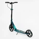 Двухколесный складной самокат Best Scooter, фонарик, амортизатор. Black and turquoise (113199) 4490775 - изображение 7
