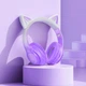 Наушники HOCO Cat ears BT headphones W42 |BT5.3, AUX/TF, 10h| 4756931 - изображение 9