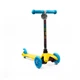 Самокат детский трехколесный iTrike Mini BB 3-013-4-C-Y с подсветкой колес, Желтый 4568519 - изображение 2