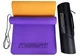 Килимок для йоги та фітнесу EasyFit TPE+TC 6 мм двошаровий + Чохол фіолетовий з помаранчевим 4630003 - зображення 2