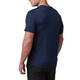 Футболка тактична потовідвідна 5.11 Tactical® No Mercy PT-R Short Sleeve Top M Pacific Navy - зображення 3